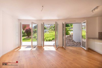 Individuell geschnittene 4-Zimmerwohnung in sonniger Lage mit Terrasse zum
kurzfristigen Bezug.