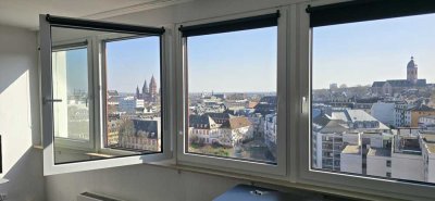 Helle möblierte 1,5-ZKB-Wohnung mit traumhaften Domblick in zentraler Lage von Mainz