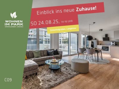 3-ZIMMER ETW IM 1. OG MIT BALKON - "WOHNEN IM PARK" IN LANGENAU