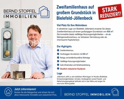 **Neuer Preis** Zweifamilienhaus auf sehr schönem Grundstück
Ortskern - Jöllenbeck