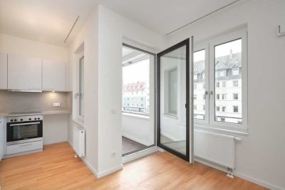 Moderne 2-Zimmerwohnung mit Einbauküche und Loggia.