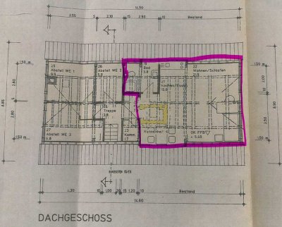 Wunderschöne besondere DG-Wohnung im frisch sanierten Fachwerkhaus