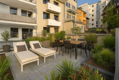 DESIGN-INNENHOF NEUBAU AM RATHENAUVIERTEL ✓ 2 TERRASSEN ✓ 2 BÄDER ✓ RUHIG UND URBAN +PROVISIONSFREI+