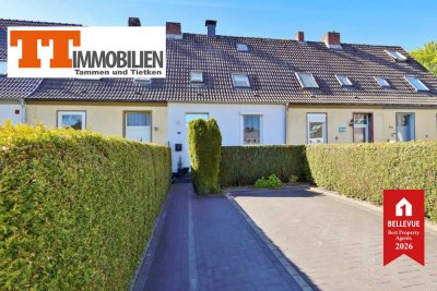 Wohlfühlhaus mit Kamin, Traumgarten und unverbaubarem Weitblick über Wiesen und Felder!
