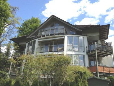 Starnberg: exklusive, lichtdurchflutete 3-Zi.-Whg mit Wintergarten und Blick