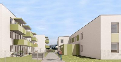 Top2/15-Erstbezug-3Zimmer-2.OG-Balkon-2PKW-Einstellplätze-Miete mit Kaufoption