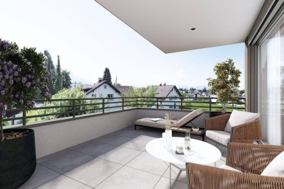 Bezug Sommer 2026 - 3-Zimmer-Wohnung im 1.OG mit großer Terrasse und Sonne von morgens bis abends!