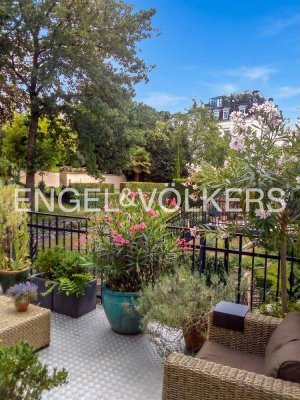 Wunderschöne Altbauwohnung in der Taunusstraße mit Garten
