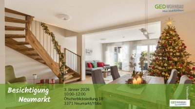 MINIMALE HEIZKOSTEN dank Niedrigstenergiebauweise! – F2