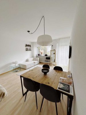33m2 EG-Wohnung, unmöbliert, Südlage, Terrasse und Keller, Ulm Stadtmitte, Nähe Uni&Hbf