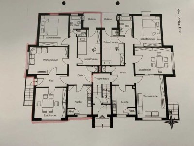4-Zimmer-Wohnung in Mindener Innenstadt - WG geeignet