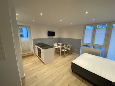 Schicke möblierte Wohnung mit Dachterrasse