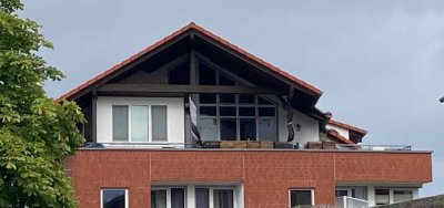 Exklusive 2,5-Zimmer-Penthouse-Mietwohnung mit Weitblick im Ortskern von Mellendorf Wedemark