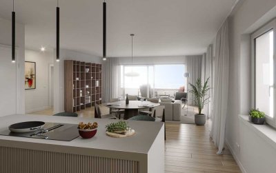 Exklusive 3 Zimmer Penthousewohnung in zentrumsnaher Stadtlage (Wohnung B 8)