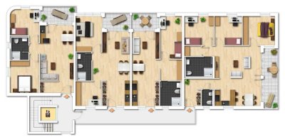 Neubauprojekt in Süßen! Tolle 4-Zimmer-Wohnung, 2.OG, ideal für Familien, großer Balkon, Aufzug !