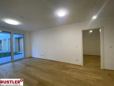 Westseitige 4-Zimmer-Gartenwohnung mit direktem Gartenzugang &amp; Top-Ausstattung