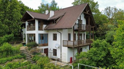 Charmantes Architektenhaus in Ruhelage oberhalb von Köttmannsdorf