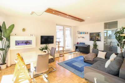 Bergpanorama inklusive: 5-Zi.-Wohnung in Putzbrunn mit 3 Dachterrassen (Südausrichtung)!