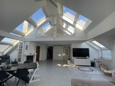 Exklusives, geräumiges und modernisiertes Penthouse mit 2 Terrassen in Bad Friedrichshall