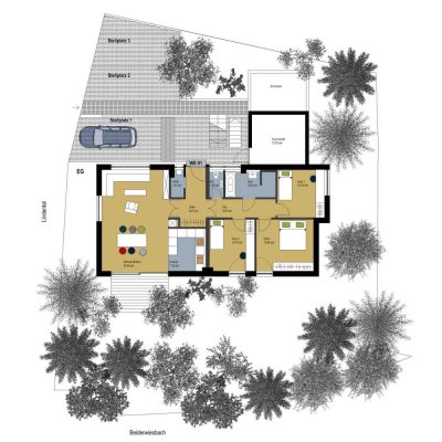 4-Zimmer Wohnung mit Garten im Lindental, Baujahr 2014
