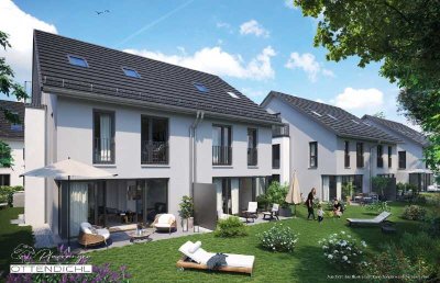 Sonnige Doppelhaushälfte mit schönem Süd-West-Garten, 5 Zimmer mit Hobbyraum