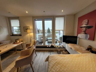 Geschmackvolles und geräumiges DG-Appartement mit großem Balkon, EBK in D-Hamm Fährstrasse