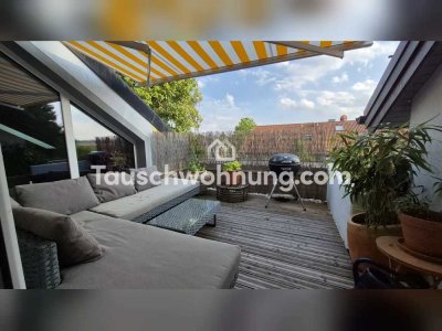 Tauschwohnung: großzügige 2-Zimmer-Wohnung mit Dachterasse