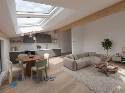 Tolle Neubau-Dachgeschosswohnung mit unverbaubarem Bergblick in bester Lage von Rosenheim!