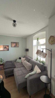 Möblierte 2-Zimmer-Wohnung in Plauen mit eigenem Garten