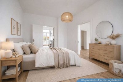Helle 2 Zimmer * frisch renoviert * Süd-Balkon * neue Wohnküche * WG-geeignet