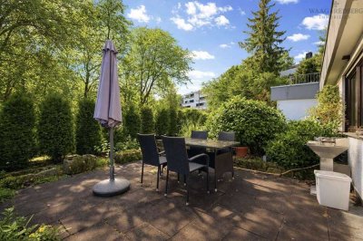 Wohnen im Grünen: Lichtdurchflutete Terrassenwohnung mit Südterrasse & Garten