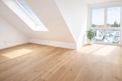 Erstbezug im Dachgeschoss – 2 Zimmer Wohnung mit Terrasse &amp; Lift | 1220 Wien