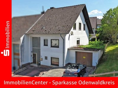 Ruhige Lage und sonniger Garten. Doppelhaushälfte mit Garage im Gersprenztal