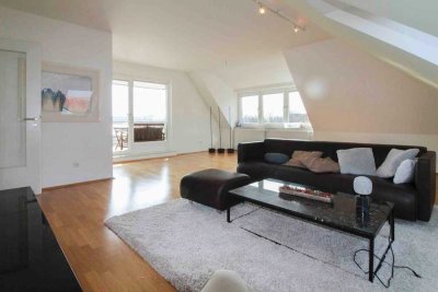 Sonniges Penthouse mit wundervollem Blick über die Stadt