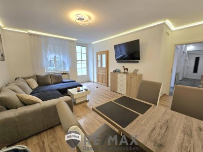 "Wohnen mit Geschichte – Gartenwohnung im Turmhaus Pressbaum"