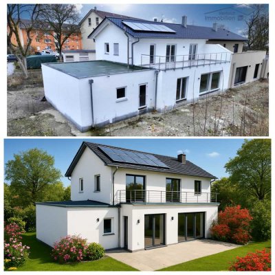 Erstbezug! Moderne Neubau 2-Zimmer-Wohnung mit großem Garten in Niedrigenergiebauweise