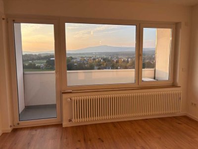 Hochwertig renovierte 2-Zimmer Wohnung mit Penthouse-Charakter und Blick auf den Taunus