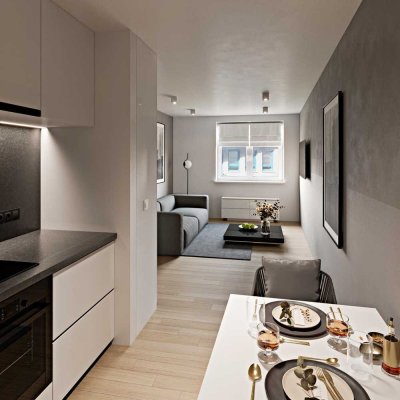 Ein Ort für Visionäre – Rohbauwohnung mit Terrasse in Köln-Lindenthal/Sülz