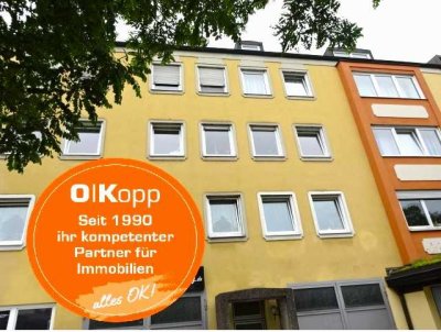 OK!  Zentrale Stadtwohnung freut sich auf einen neuen Mieter..!