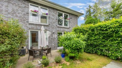 Wohnen im Grünen: Terrassenwohnung mit Sauna