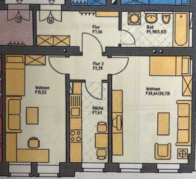 2-Zimmerwohnung in Dresden Plauen