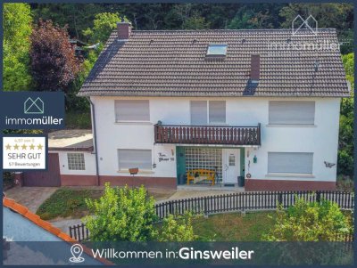 PREISREDUZIERUNG! 1-2 Familienhaus mit großem Grundstück in Ginsweiler!