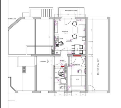 Schöne Wohnung direkt in der Innenstadt