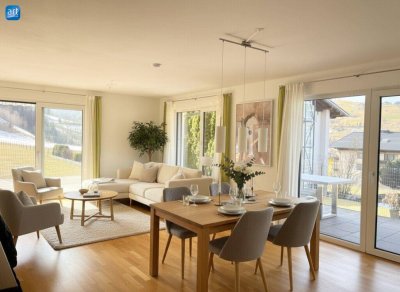 Moderne 3-Zi-Gartenwohnung in Kaprun, 96m², Terrasse und Garten, 2 Bäder, 2 Stellplätze, Top Ausstattung!