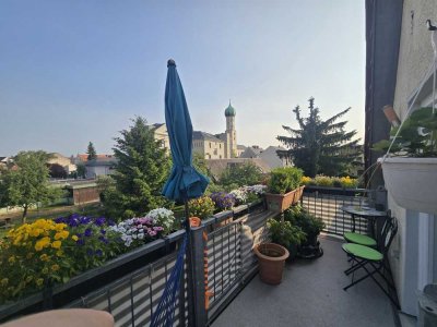 Helle 3-Zimmer-Wohnung mit zusätzlicher Nutzfläche im Dachboden