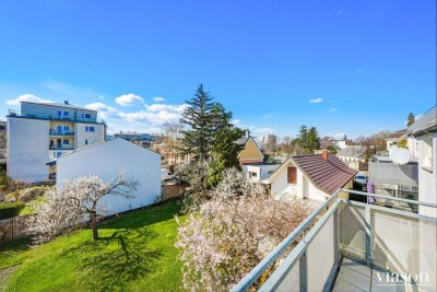 4 Zimmer I 2 Balkone I Grünblick von allen Zimmern I Garagenplatz