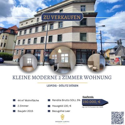 bezugsfreie Stilvoll sanierte Wohnung im Altbau mit Balkon in Leipzig-Dölitz – ideale Kapitalanleger