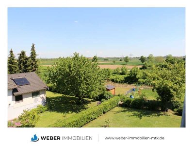 +++ LICHT-durchflutete Maisonette mit SKYLINE-View, direkt am Feld +++