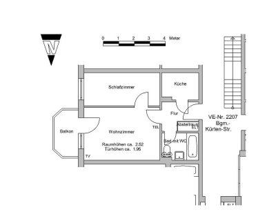 2-Zimmer Wohnung in Bremen-Blumenthal (WBS erforderlich)