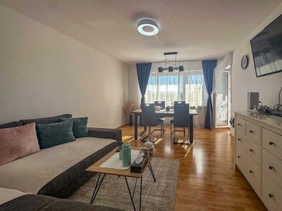 Top gepflegte 2-Zimmer-Wohnung in der Gartenstadt mit Balkon und toller Aussicht!